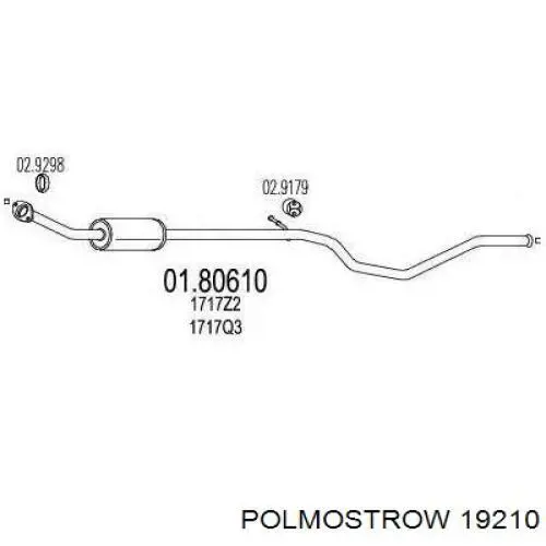 Глушник, центральна частина 19210 Polmostrow