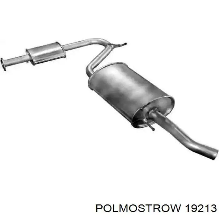 19213 Polmostrow глушник, задня частина