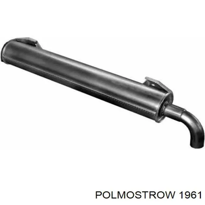 1961 Polmostrow глушник, задня частина