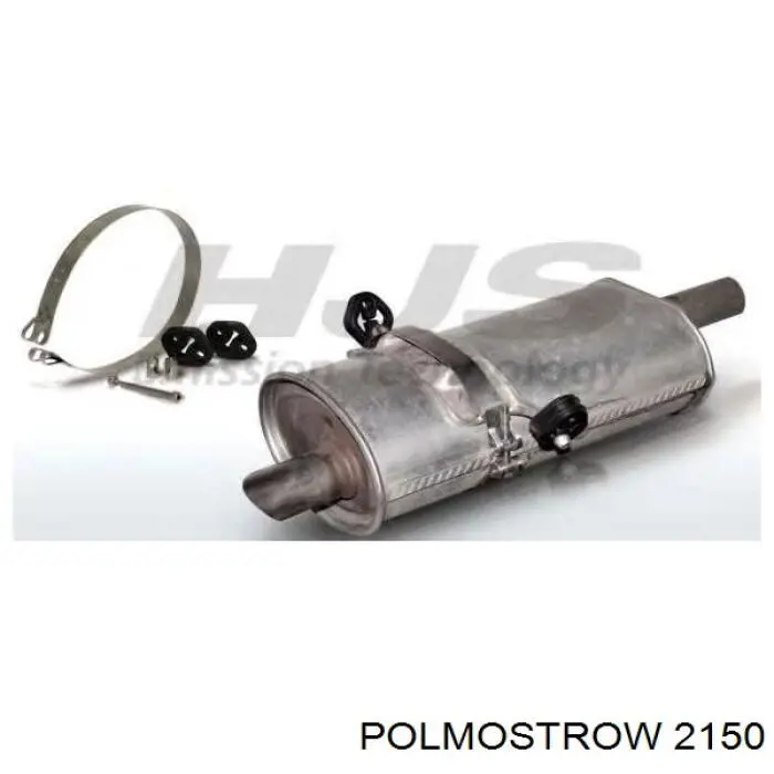 Купити 2150 Polmostrow Глушник вихлопних газів кінцевий