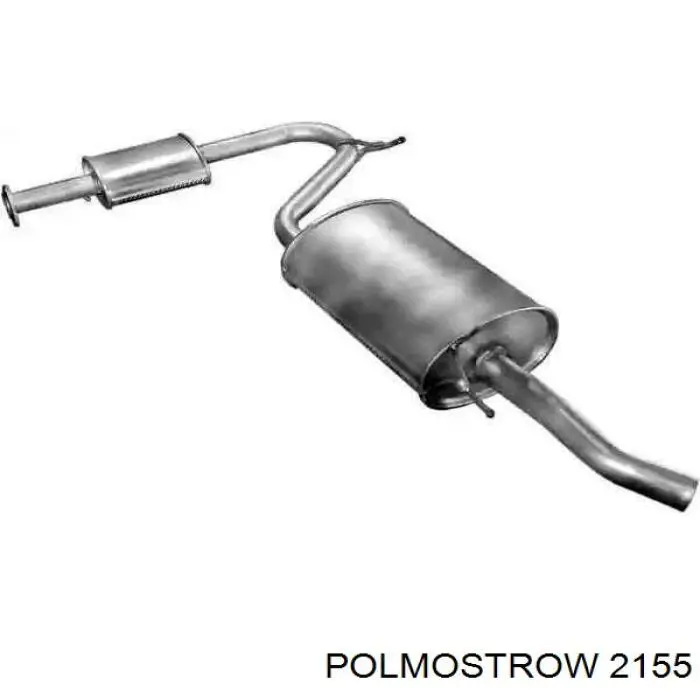 Вихлопна труба Polmostrow 2155 ціна, від 52.99 USD