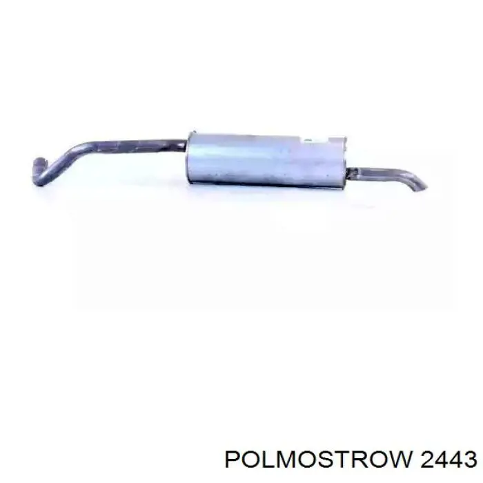 2443 Polmostrow Глушник, задня частина