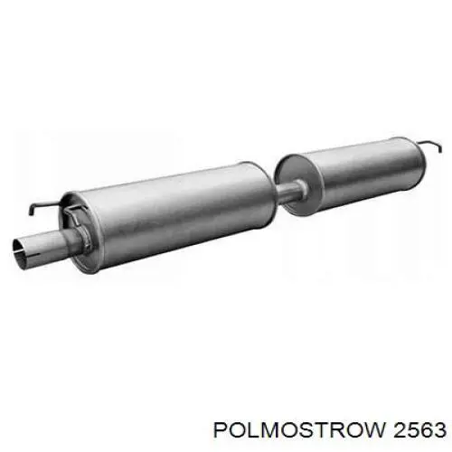 2563 Polmostrow Глушник передній