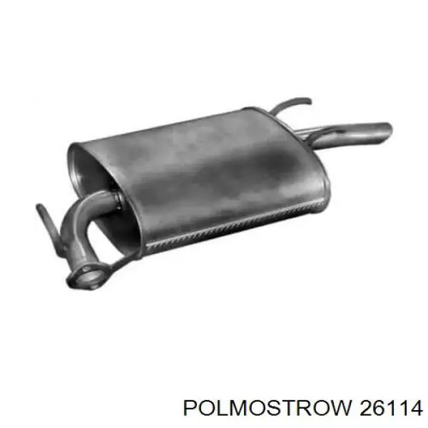 Вихлоп Polmostrow 26114 ціна, від 43.50 USD
