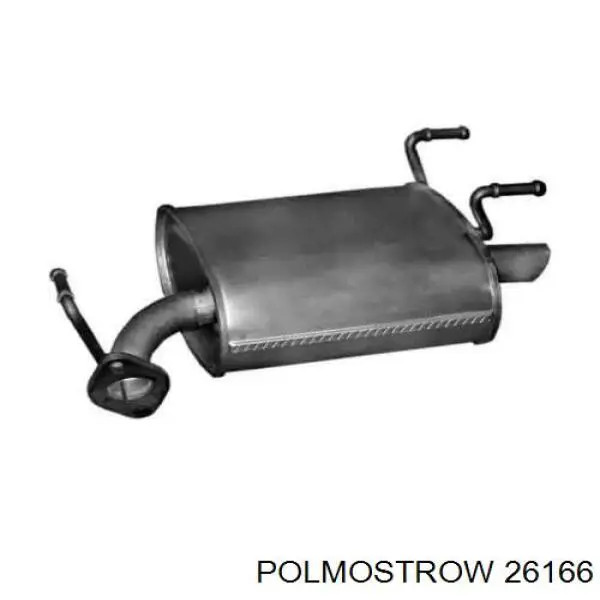 Вихлопна труба Polmostrow 26166 ціна, від 66.16 USD