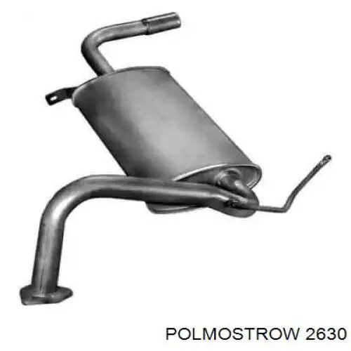 2630 Polmostrow Глушилка задня