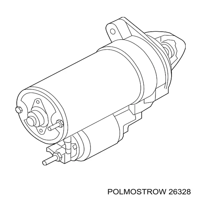 26328 Polmostrow Глушилка задня