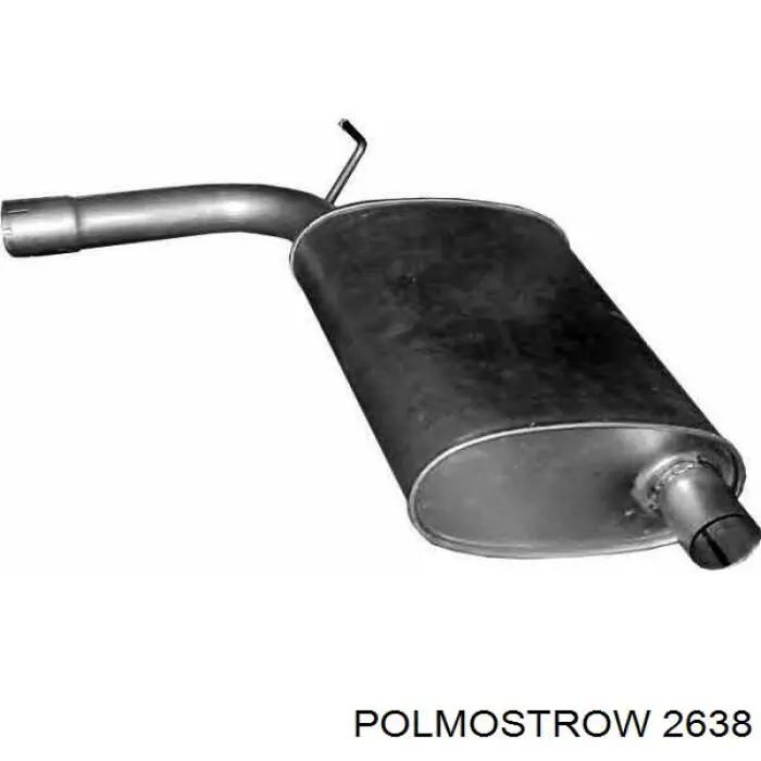 2638 Polmostrow Глушилка задня