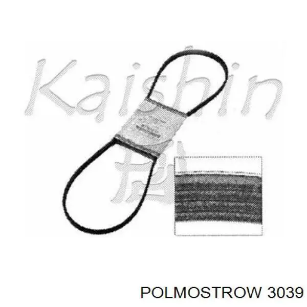 3039 Polmostrow глушник, передня частина
