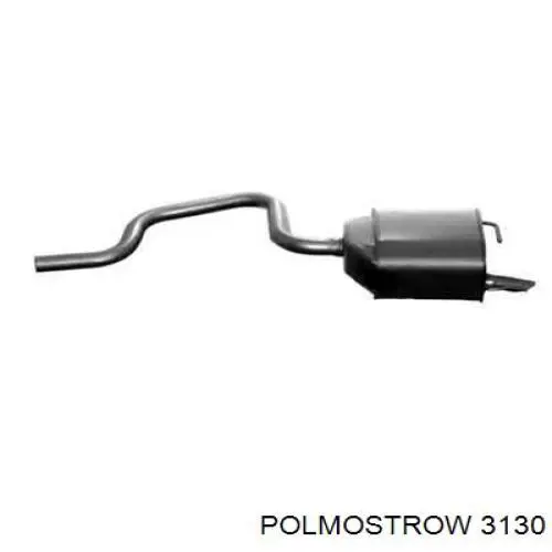 3130 Polmostrow глушник, передня частина