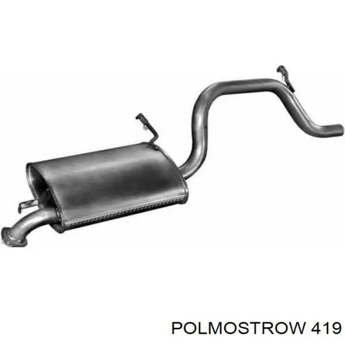 Вихлопна труба Polmostrow 0419 ціна, від 38.89 USD