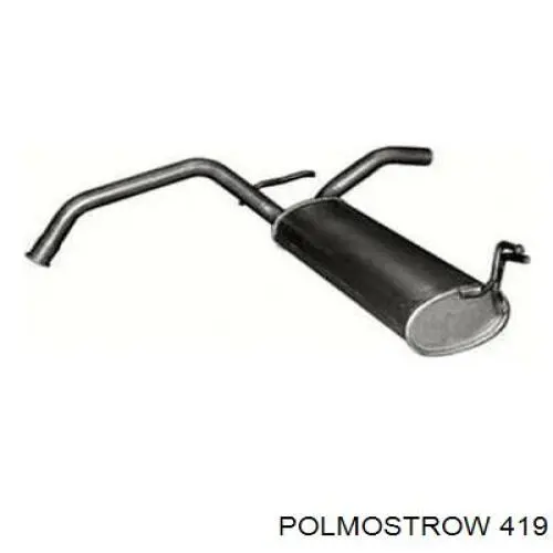 0419 Polmostrow Глушник, задня частина