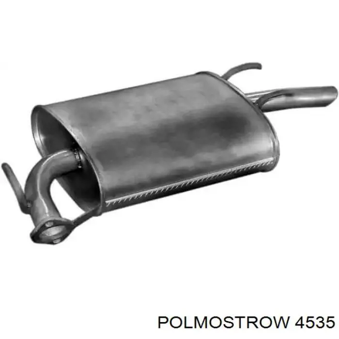 Купити 4535 Polmostrow Глушник вихлопних газів кінцевий