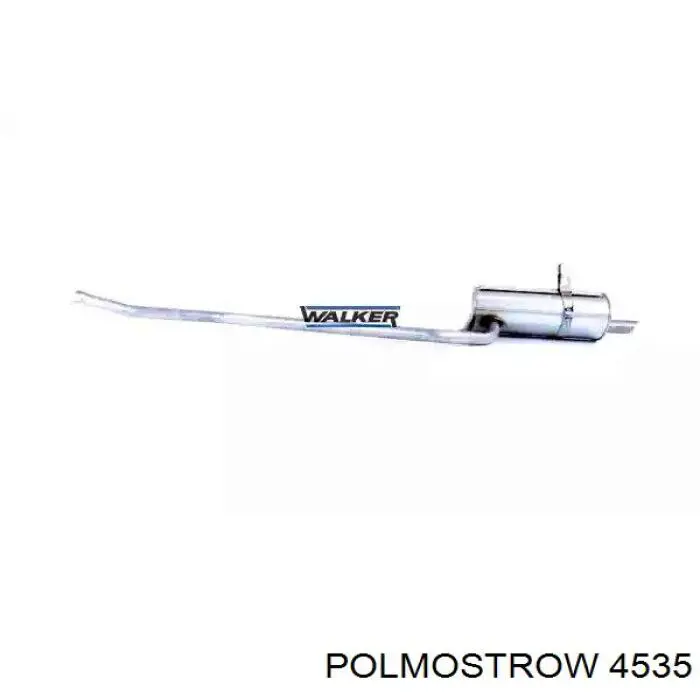 4535 Polmostrow Глушник, задня частина