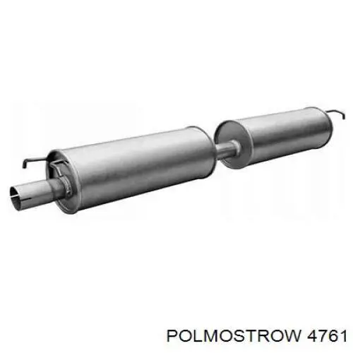 4761 Polmostrow Труба приймальна (штани) глушника, передня