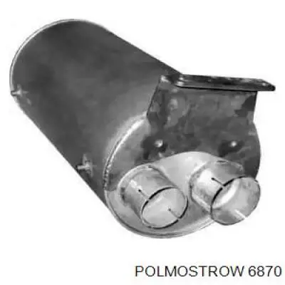 Глушник, середня і задня частина Polmostrow 6870 ціна, від 174.68 USD