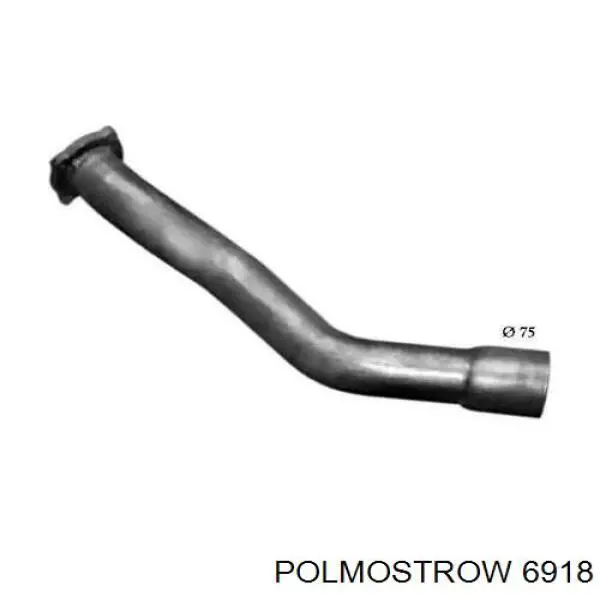 Труба приймальна (штани) глушника, передня Polmostrow 6918 ціна, від 16.68 USD