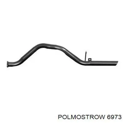 Труба приймальна (штани) глушника, передня Polmostrow 6973 ціна, від 21.33 USD