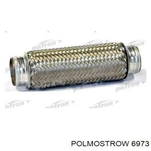 6973 Polmostrow Труба приймальна (штани) глушника, передня