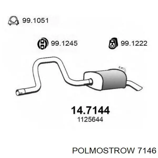 Вихлоп Scania 1910924 ціна, від 30.52 USD