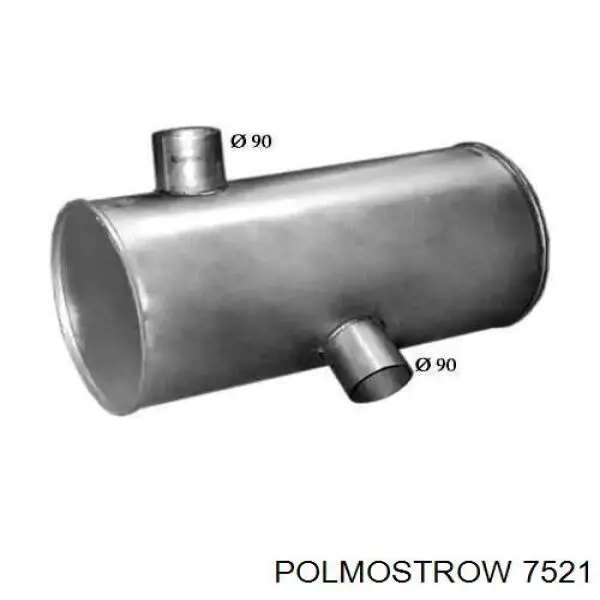 Вихлопна труба Polmostrow 7521 ціна, від 79.25 USD