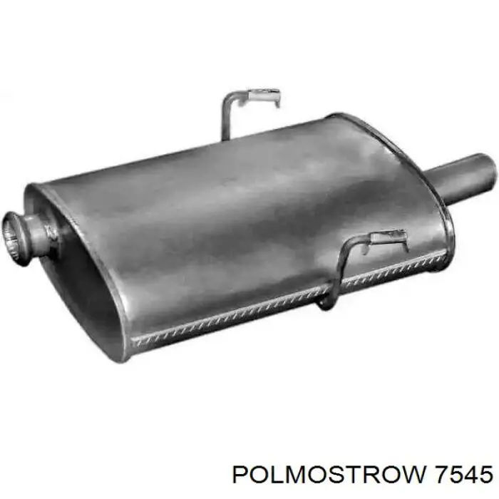 Глушник, середня і задня частина Polmostrow 7545 ціна, від 172.67 USD