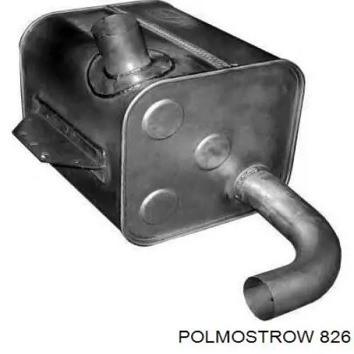 Глушник, задня частина FP2803G33 Polmostrow