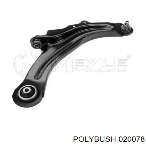 Сайлентблок нижнього важеля передньої підвіски Polybush 020078 ціна, від 8.17 USD