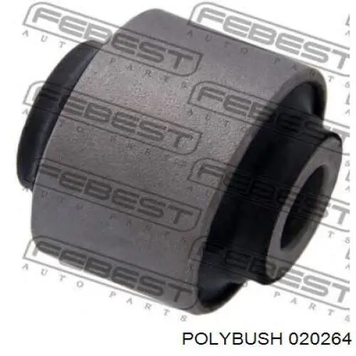 020264 Polybush Сайлентблок заднього поздовжнього нижнього важеля