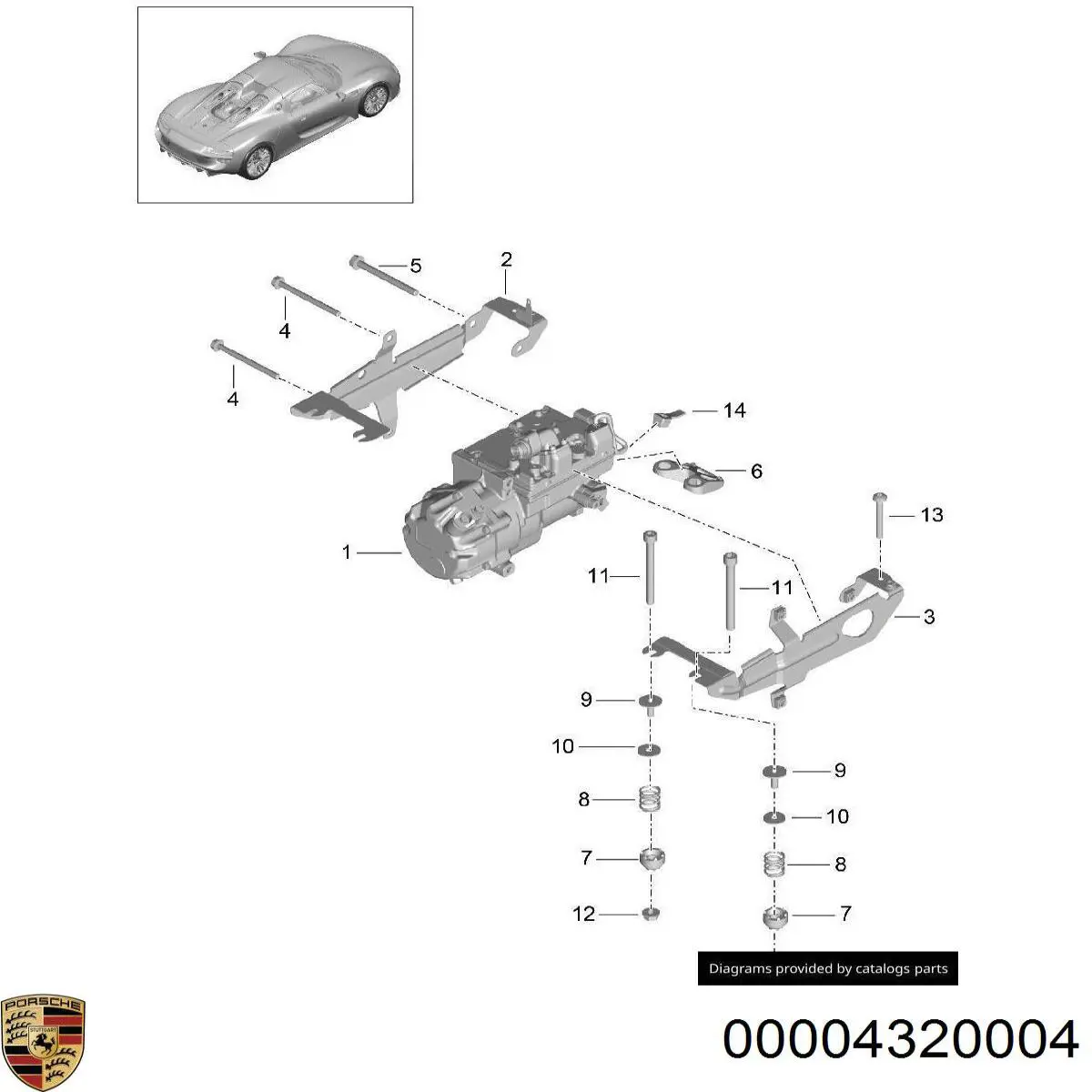  00004320004 Porsche