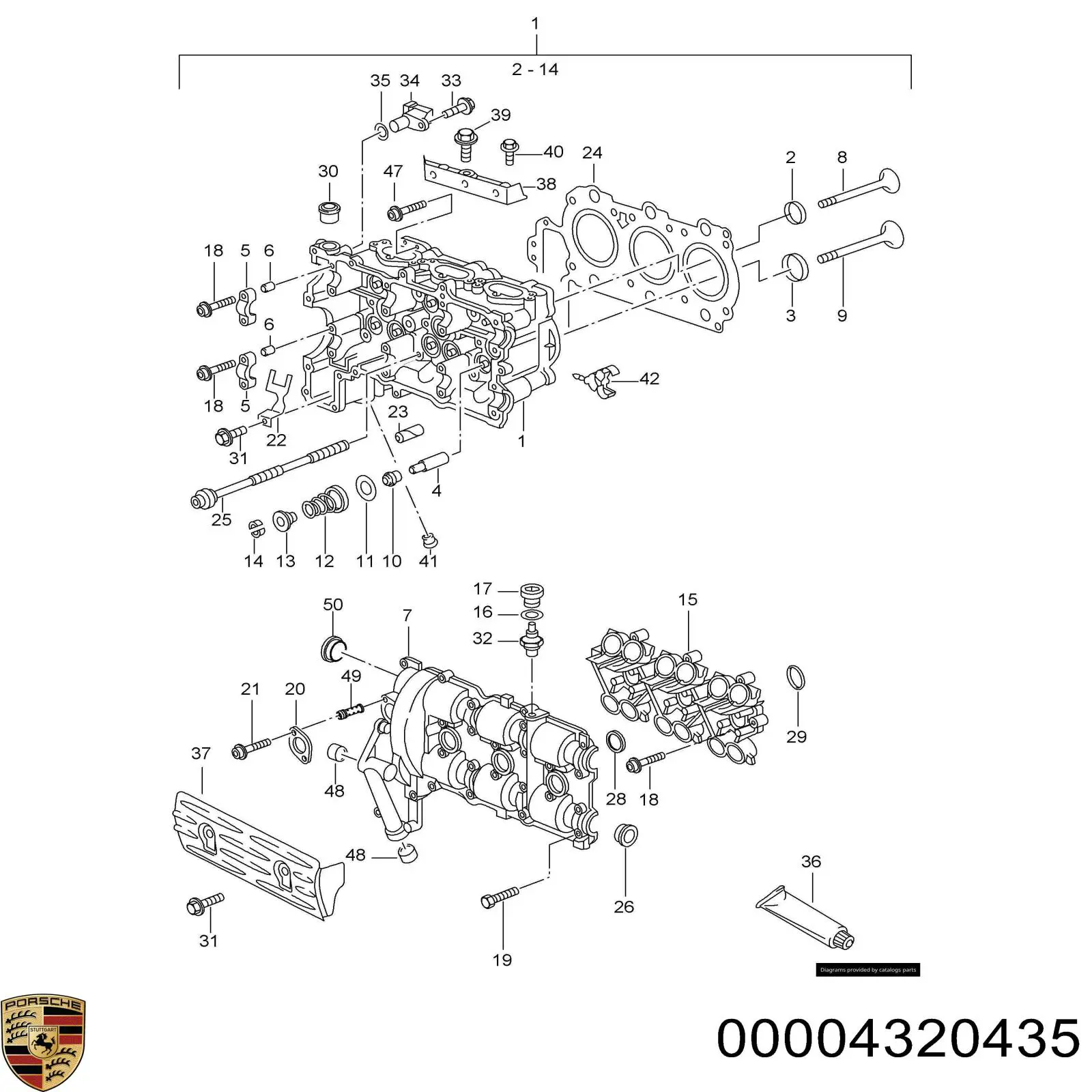 00004320435 Porsche Герметик силіконовий