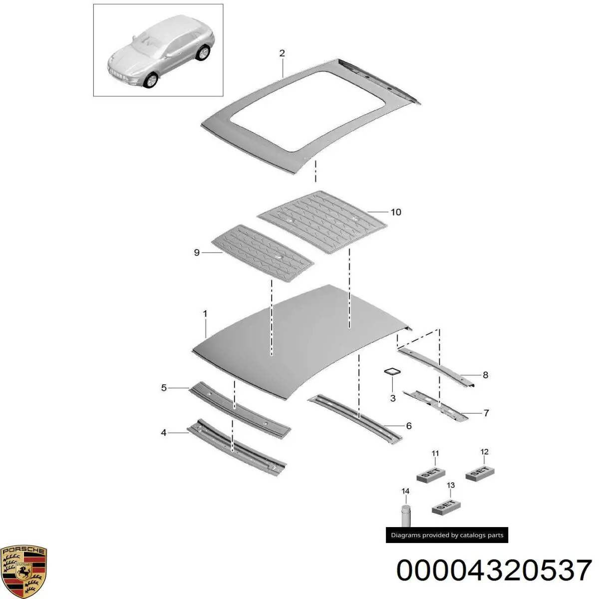 Купити 4320537 Porsche 