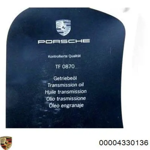 Масло варіатора Porsche 00004330136 ціна, від 21.12 USD