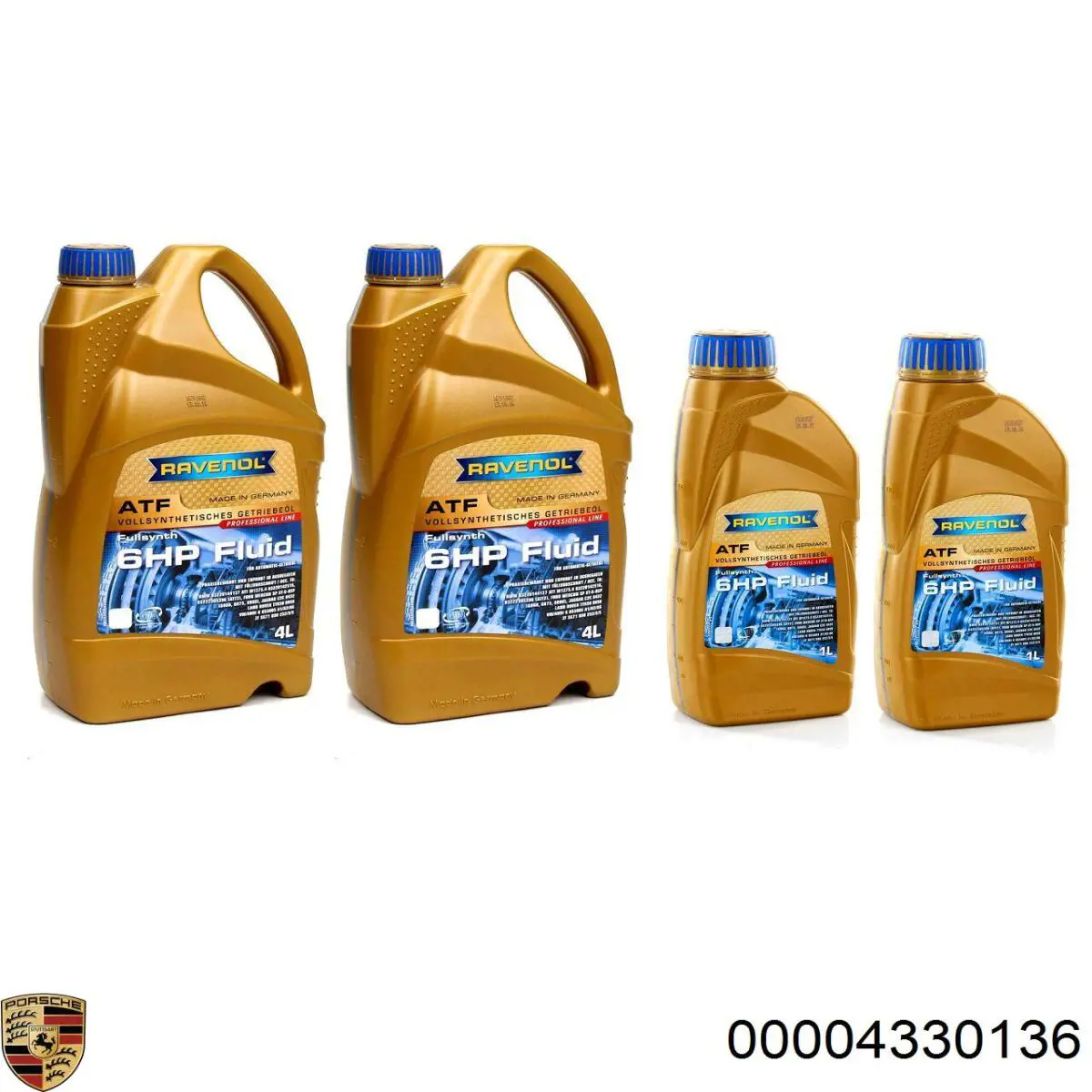 Масло варіатора Porsche 00004330136 ціна, від 21.12 USD