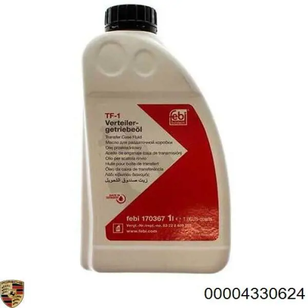 Масло трансмісії Porsche 00004330624 ціна, від 14.45 USD