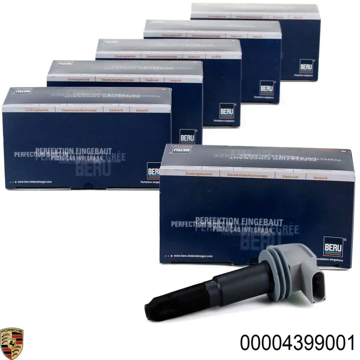 Котушка запалювання Porsche 00004399001 ціна, від 30.60 USD