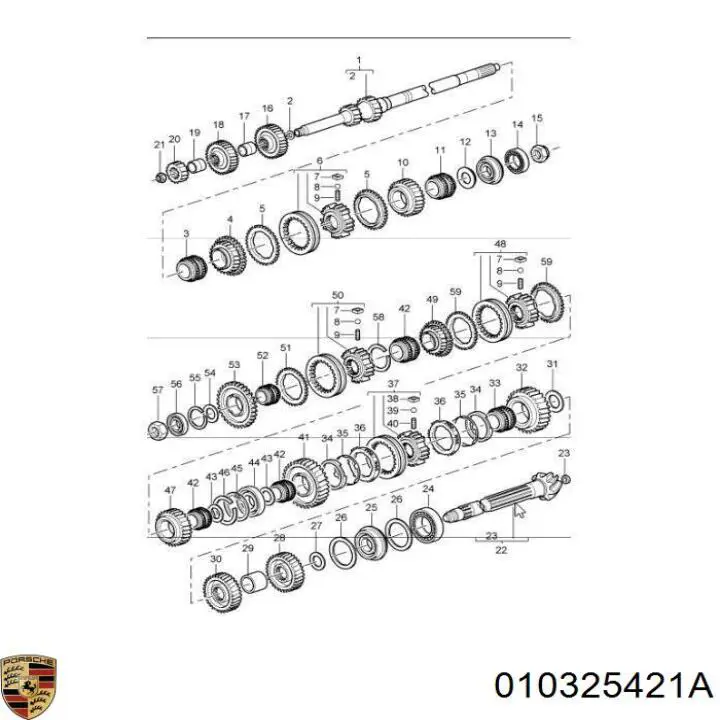 Фільтр АКПП 010325421A Porsche