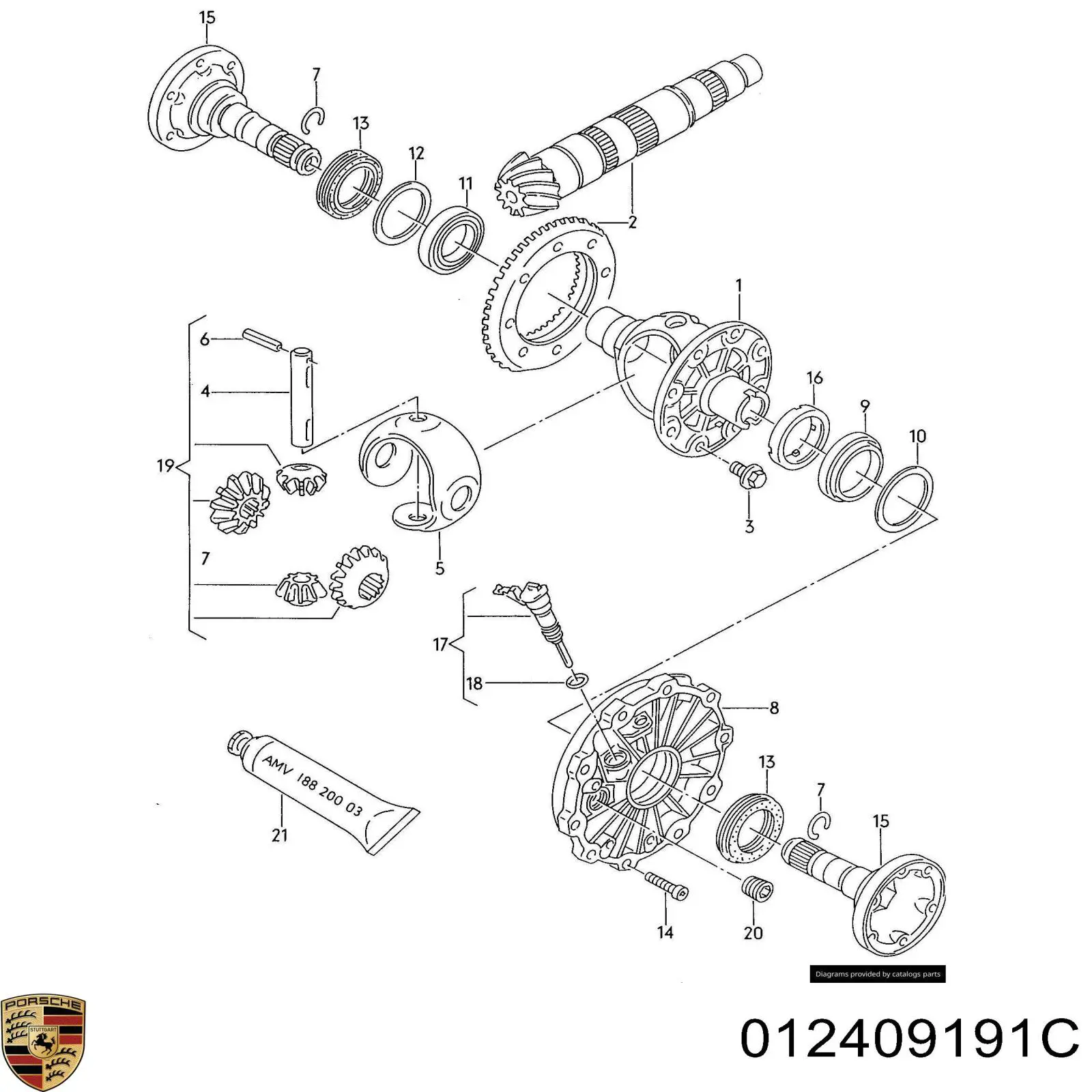 Датчик швидкості 012409191C Porsche