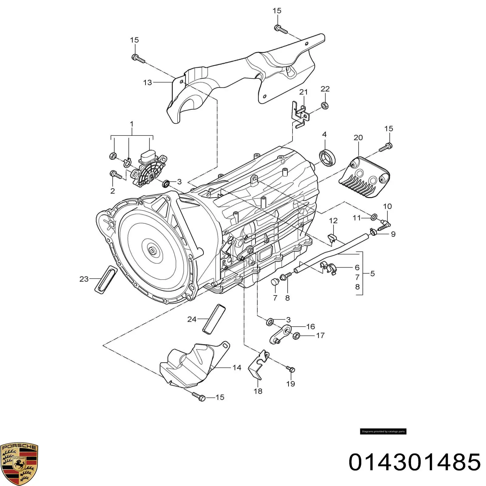 Заглушка задньої кришки КПП VAG 14301485 ціна, від 3.66 USD