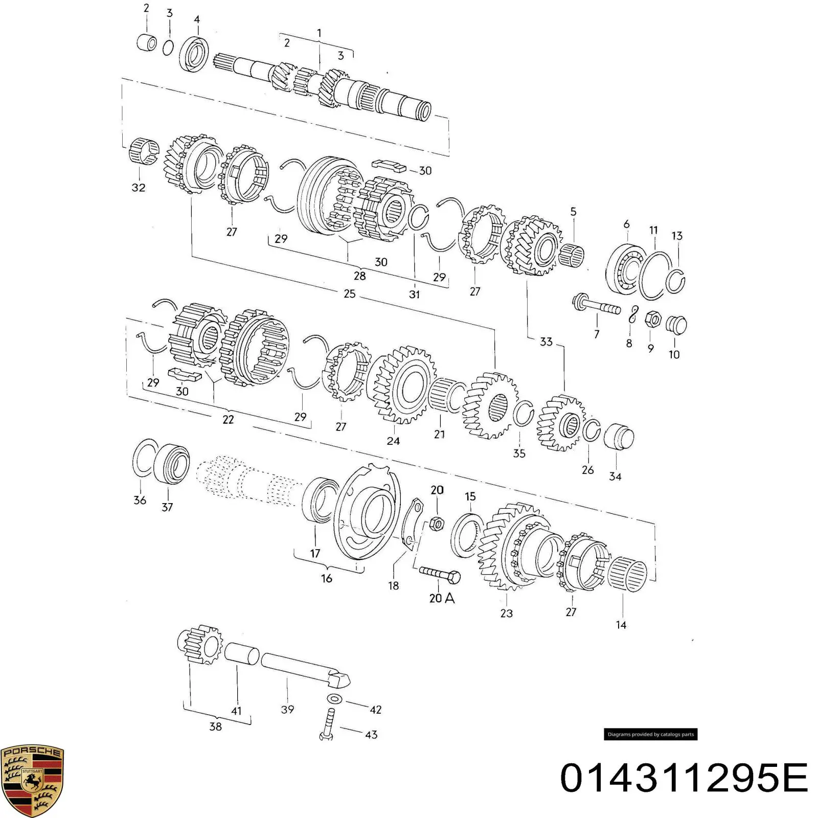 Кільце синхронізатора VAG 014311295B ціна, від 4.81 USD