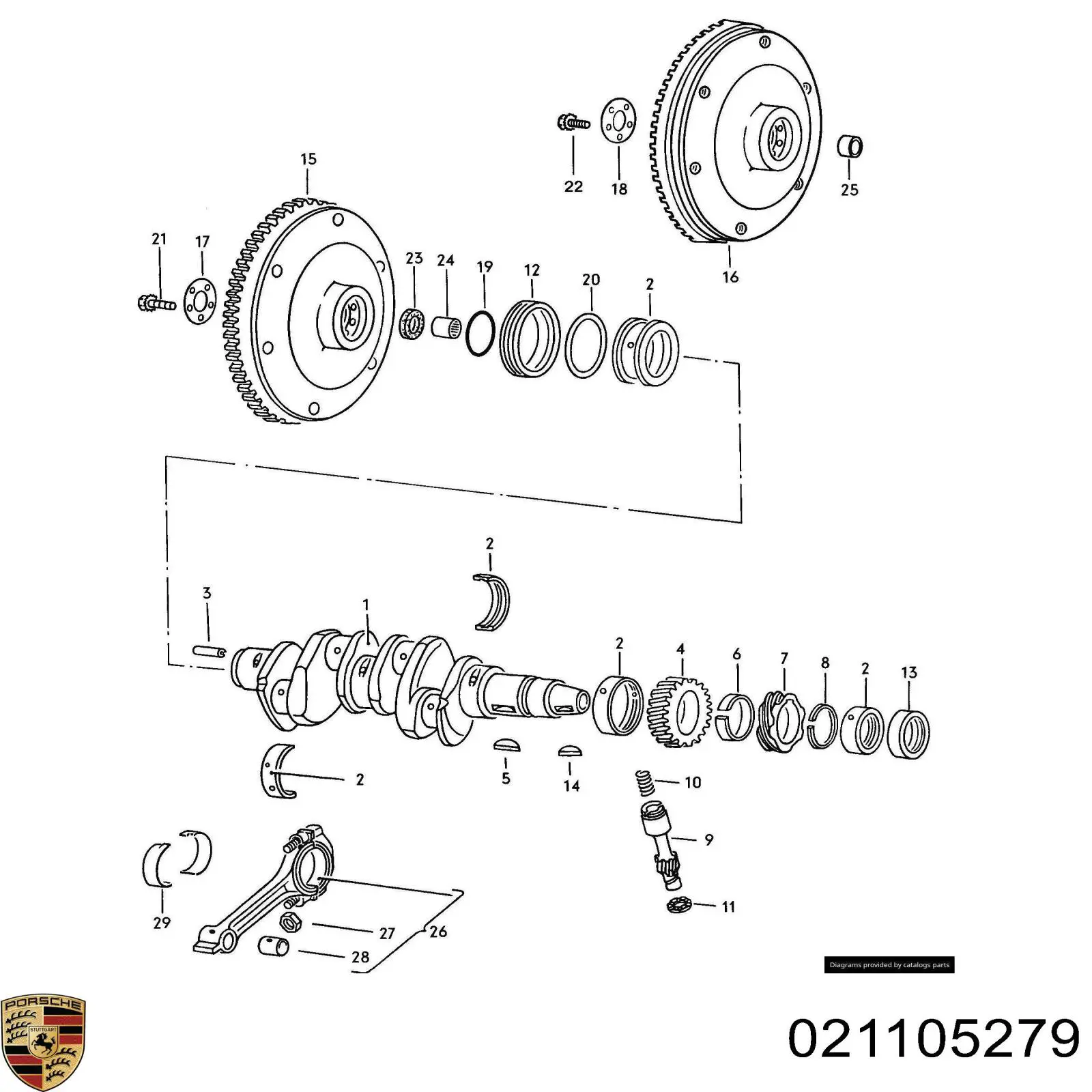 Ущільнювальне кільце, універсальне Porsche 021105279 ціна, від 1.82 USD