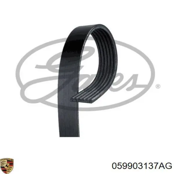 Клиновий ремінь Porsche 059903137AG ціна, від 17.85 USD