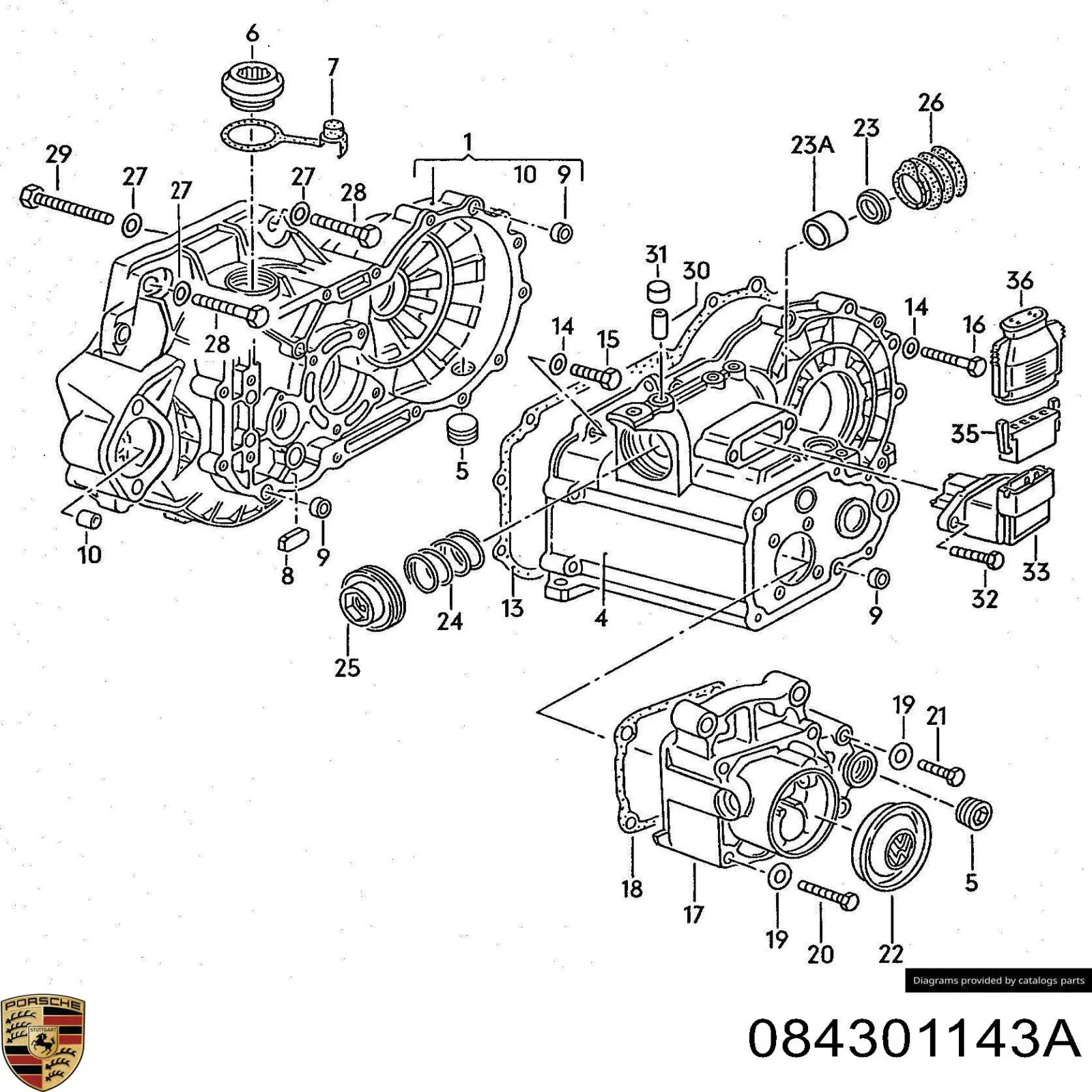  Porsche 084301143A