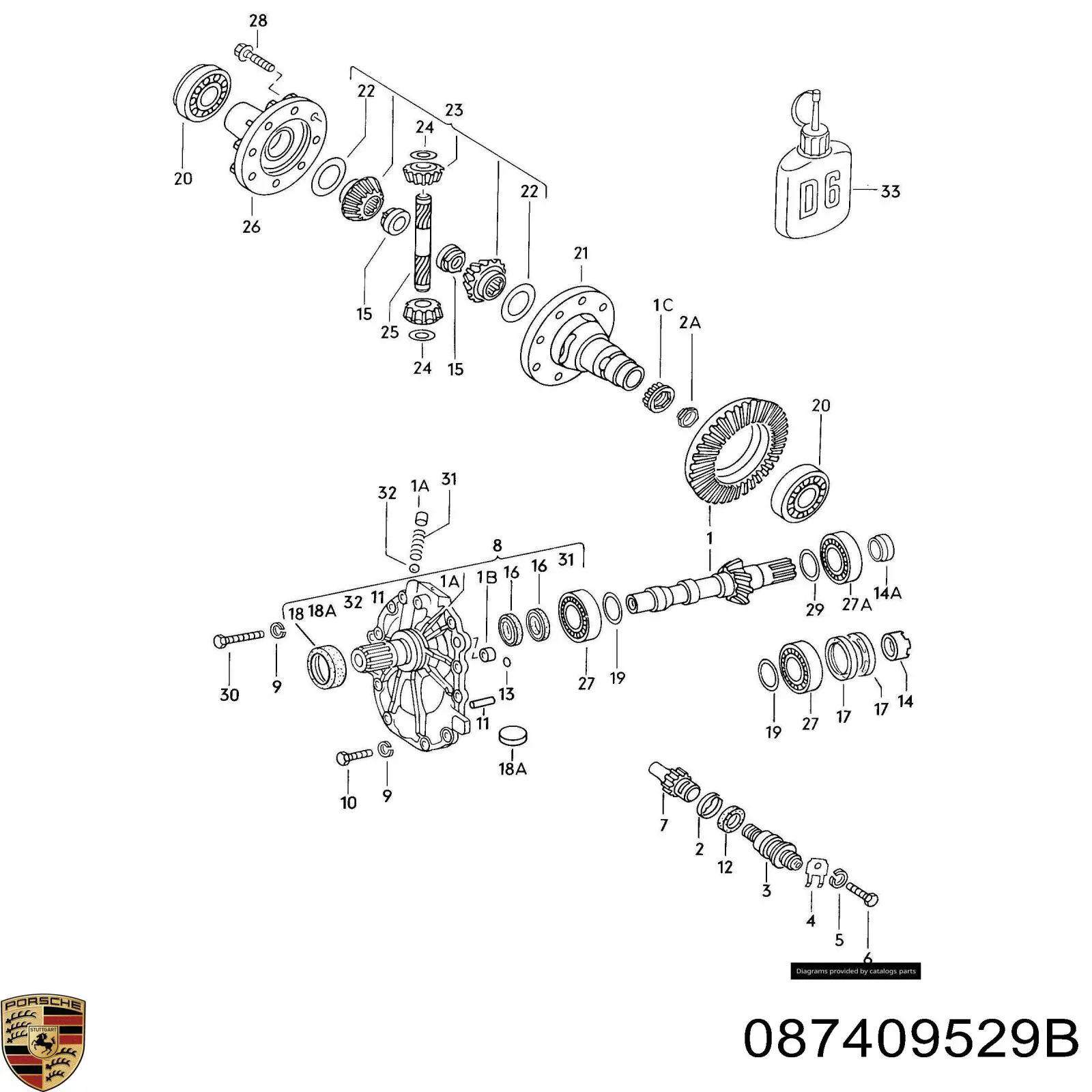 Сальник АКПП/КПП, вихідного/вторинного валу VAG 087409529B ціна, від 5.32 USD