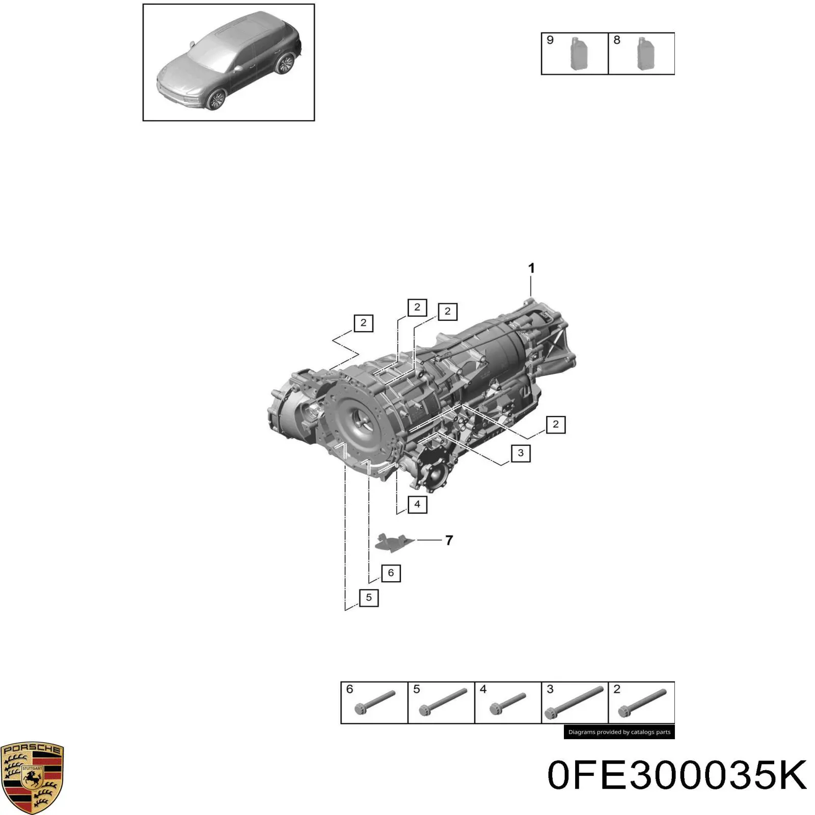  0FE300035K Porsche