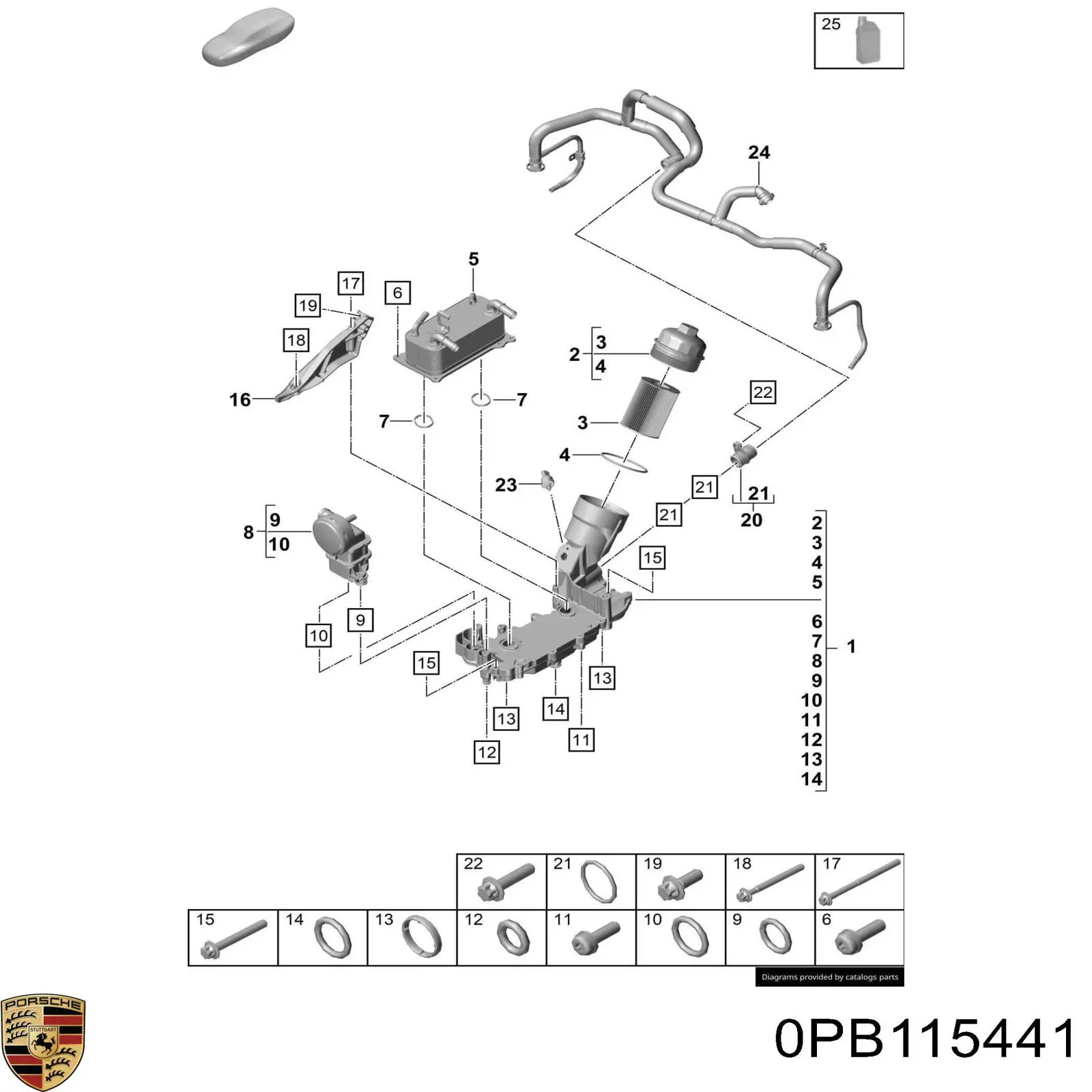  Porsche 0PB115441 ціна, від 33.61 USD