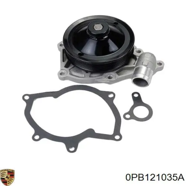 Купити 0PB121035A Porsche Насос охолоджуючої рідини
