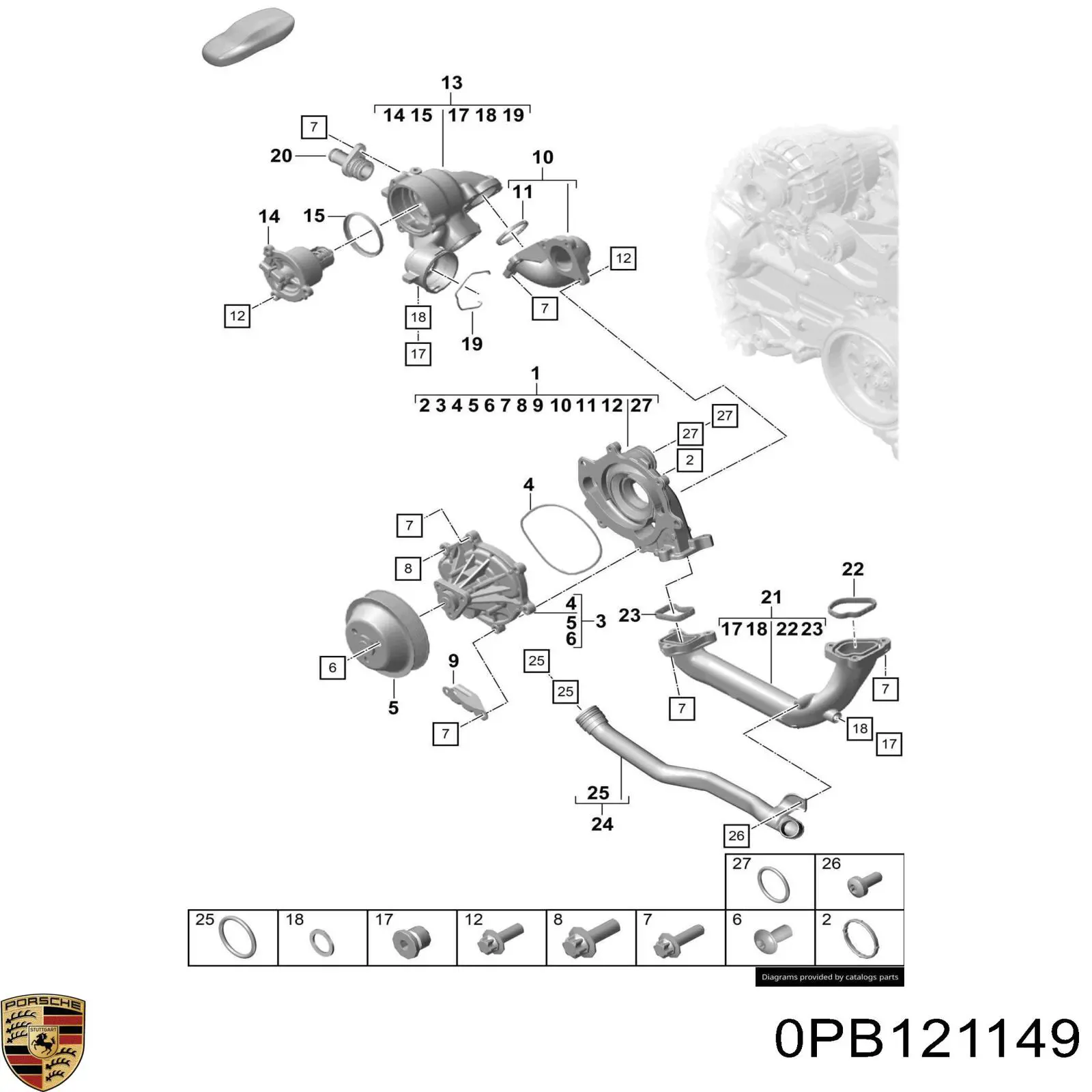 0PB121149 Porsche 