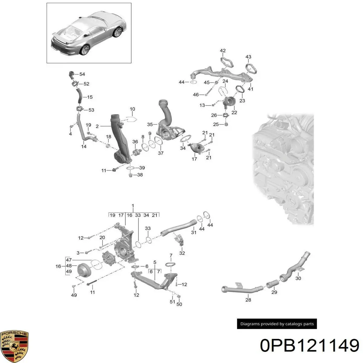  Porsche 0PB121149 ціна, від 20.73 USD