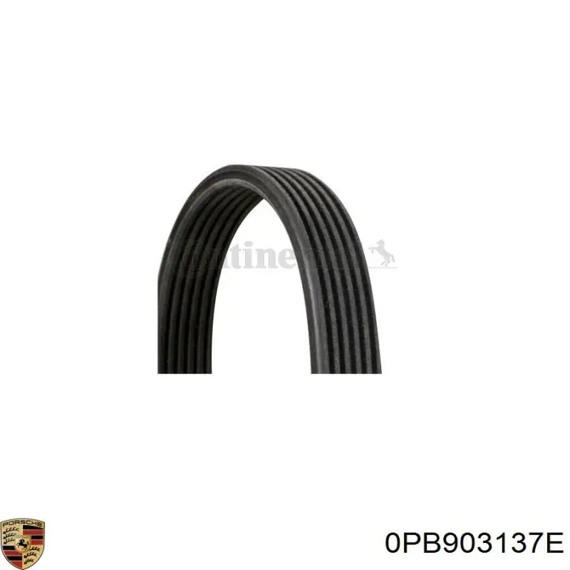 Клиновий ремінь Porsche 0PB903137E ціна, від 122.81 USD